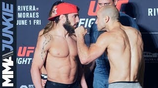 UFC Fight Night 131 weigh-in face-offs