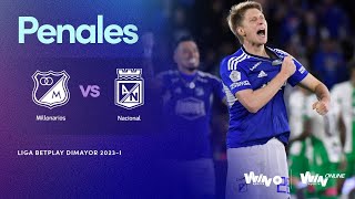 Millonarios vs. Nacional (Penales) | Liga BetPlay Dimayor 2023-I | Final Vuelta