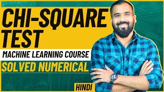 Chi-Square Test Explained with Solved Numerical in Hindi l Machine Learning Course