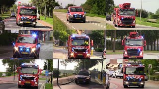 Brandweer Tiel met spoed naar verschillende meldingen in Tiel en omgeving