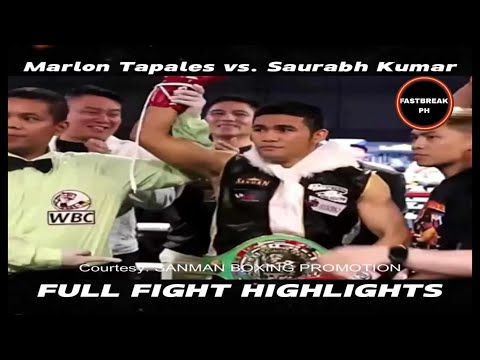 Marlon Tapales vs. Saurabh Kumar l Full Fight highlights