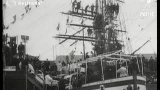 FRANCE: Annual blessing of the fishing fleet at Saint-Malo (1929)