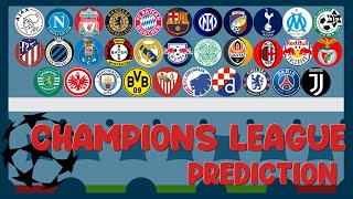 UEFA Champions League 2022/23 Predictions Marble Race Stage The 32 Times Eliminations
