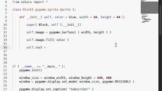 Python [pygame] 05 Sprites