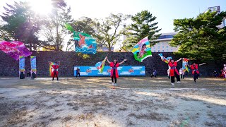 [4K] おどるんやキッズ連 小旗隊　おどるんや 紀州よさこい祭り 2021 砂の丸広場