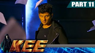 Kee - Part - 11 | Superhit Tamil Hindi Dubbed Thriller Movie | Jeeva, Nikki Galrani, Anaika Soti