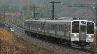 211系3000番台(長野色)　普通列車松本行　大桑～須原間通過