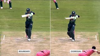 Babar Azam's Boundary v Dismissal Comparison against Kwena Maphaka!