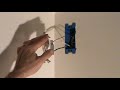 how to install electrical outlet to plastic cutin box