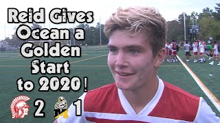 Ocean 2 Monmouth Regional 1 (OT) | HS Boys Soccer | Michael Reid Golden Goal