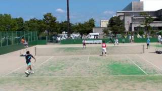 '09 全日本社会人ソフトテニス選手権大会 6回戦1-1