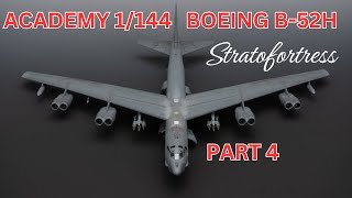 How to build the Academy Boeing B-52 1:144 Part 4 #b52bomber #b52s #academy #scalemodel