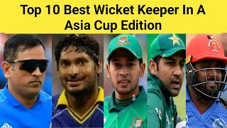 Top 10 Best Wicket Keeper In A Asia Cup Edition 🏏 #shorts #msdhoni #asiacup2022