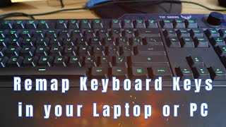 How to remap Keyboard Keys in Windows 11, 10 PC or Laptop | Change Keyboard Key to another Key