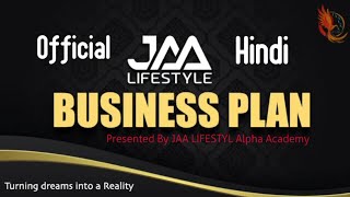 JAA LifeStyle Business Plan - Hindi - Powered By JAA LifeStyle  Alpha Academy