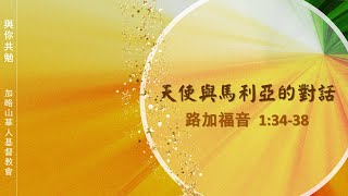 【與你共勉】【路加福音 1:34-38】【天使與馬利亞的對話】