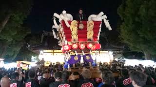 令和5年 池島神社 秋祭り 本町太鼓台 宮入