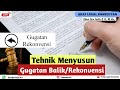 Tehnik Menyususn Gugatan Balik/ Gugatan Rekonpensi