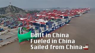 AI, LNG, 24k Containers: China-Built Mega Ship CMA CGM Notre Dame Begins First Voyage from Shanghai
