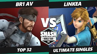 SWT S. America Online Qualifier Match - LinkEA (Link) Vs. BR1 AV (Snake) SSBU Ultimate Tournament