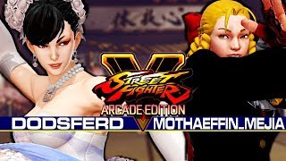 【スト5AE】 DODSFERD [ 春麗 チュンリー chun-li ] vs [ かりん karin ] MOTHAEFFIN_MEJIA 【SF5AE】