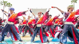 [4K] 香川大学よさこい連風華　大阪ベイエリア祭Worldあぽろん 2024 (中央)