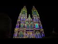 illumination regensburger dom cathedral of regensburg in 2019 in 4k