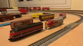 N Scale CNW Pullman Gallery Train To Franklin Park, IL