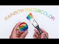 Rainbow Watercolor Palette