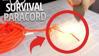 NEW Survival Flammable Paracord | Live Fire 550 Firecord 25ft Orange | Extac Australia Outdoor Gear