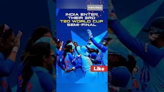 INDIA 🏏 WOMEN'S ENTER INTO 3rd T20 WC SEMI-FINAL #shorts #youtubeshorts #viral #sad #song#live#csk