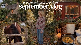 a cosy september vlog: autumn shopping & rainy day recipes 🍂
