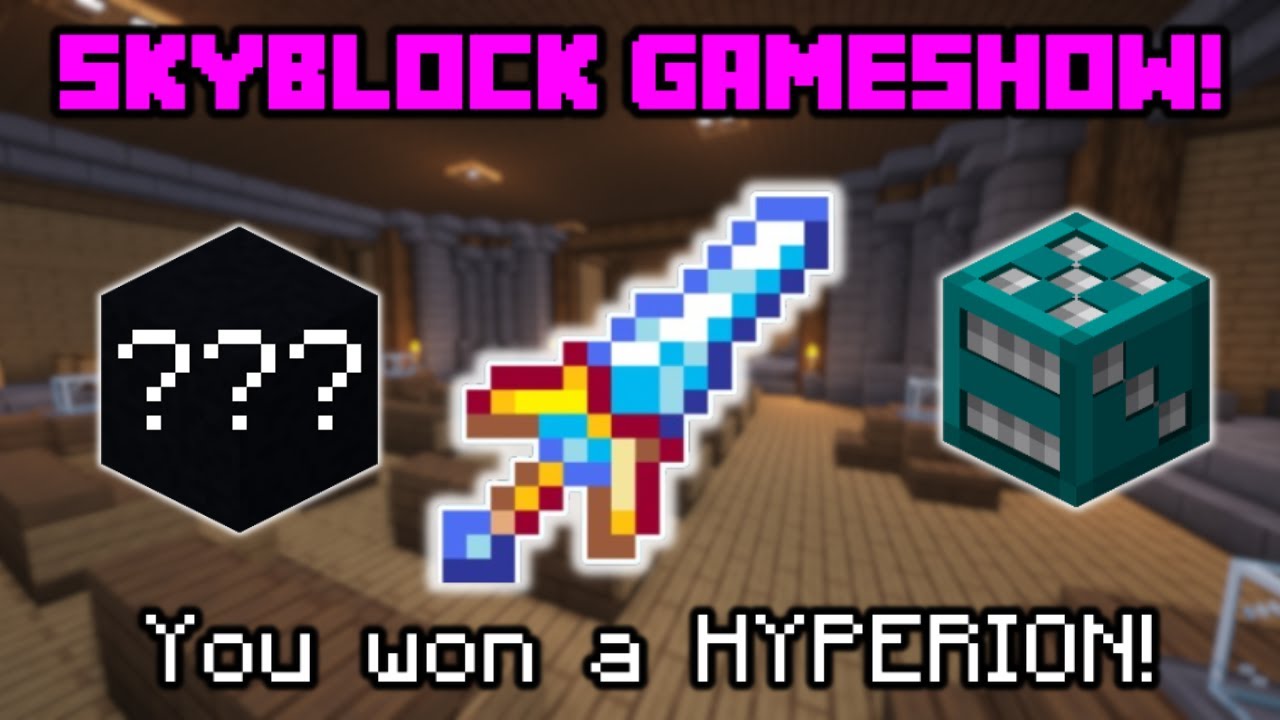 I Hosted A Skyblock Gameshow Hypixel Skyblock Live Youtube