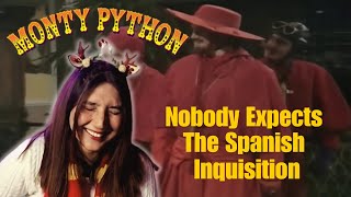 nobody expects The Spanish Inquisition "Monty Python" skit reaction