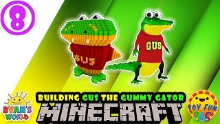 Ryan's World:  Gus the Gummy Gator in Minecraft Life!  [Part 08 of 09]
