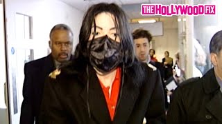 Michael Jackson Limps On Crutches & Runs Into Paris Hilton's Parents At Heathrow Airport In London