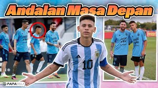 When a 17-year-old boy was called up by Scaloni and impressed at Argentina national team training