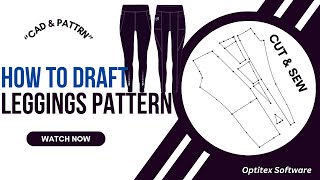 LADY'S LEGGINGS || CUT \u0026 SEW LEGGINGS || HOW TO MAKE CUT \u0026 SEW LEGGINGS PATTERN IN OPTITEX | Ep-02