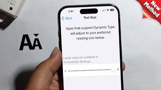 iPhone 15/Pro/Max: How to Increase/Decrease Text Size On The Screen