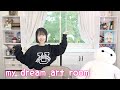 Ultimate ART ROOM makeover 2023 - I bought a house!