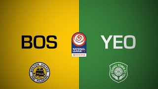 BOSTON UNITED 1-3 YEOVIL TOWN  | National League highlights | 31st August 2024