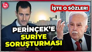 Doğu Perinçek'e ÖSO ve Esad sözleri nedeniyle soruşturma!