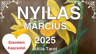 ♐️ Nyla’s Március 2025 Szerelem Kapcsolat Tarot Jóslás Türelem Rózsát terem