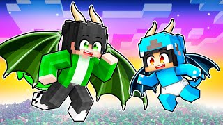 Adopted By A DRAGON FAMILY In Minecraft With Crazy Fan Girl!!