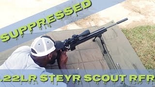 Suppressed Steyr Scout RFR 22LR