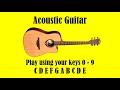 YouTube Acoustic Guitar - Play on YouTube with computer Keyboard