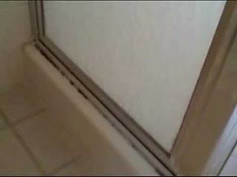 How To Replace Door Bottoms Sweeps Shower Vinyl Sweep Leaking Shower Door