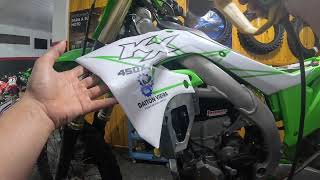 KX 450 F (COLOCAÇÃO DE GRÁFICO) PARTE 1