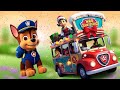 the wheels on the bus pups save christmas poem 🎅 paw patrol’s chase moments ⭐️ nick jr. special