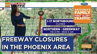 Section of I-10, US 60 among major freeway closures this weekend